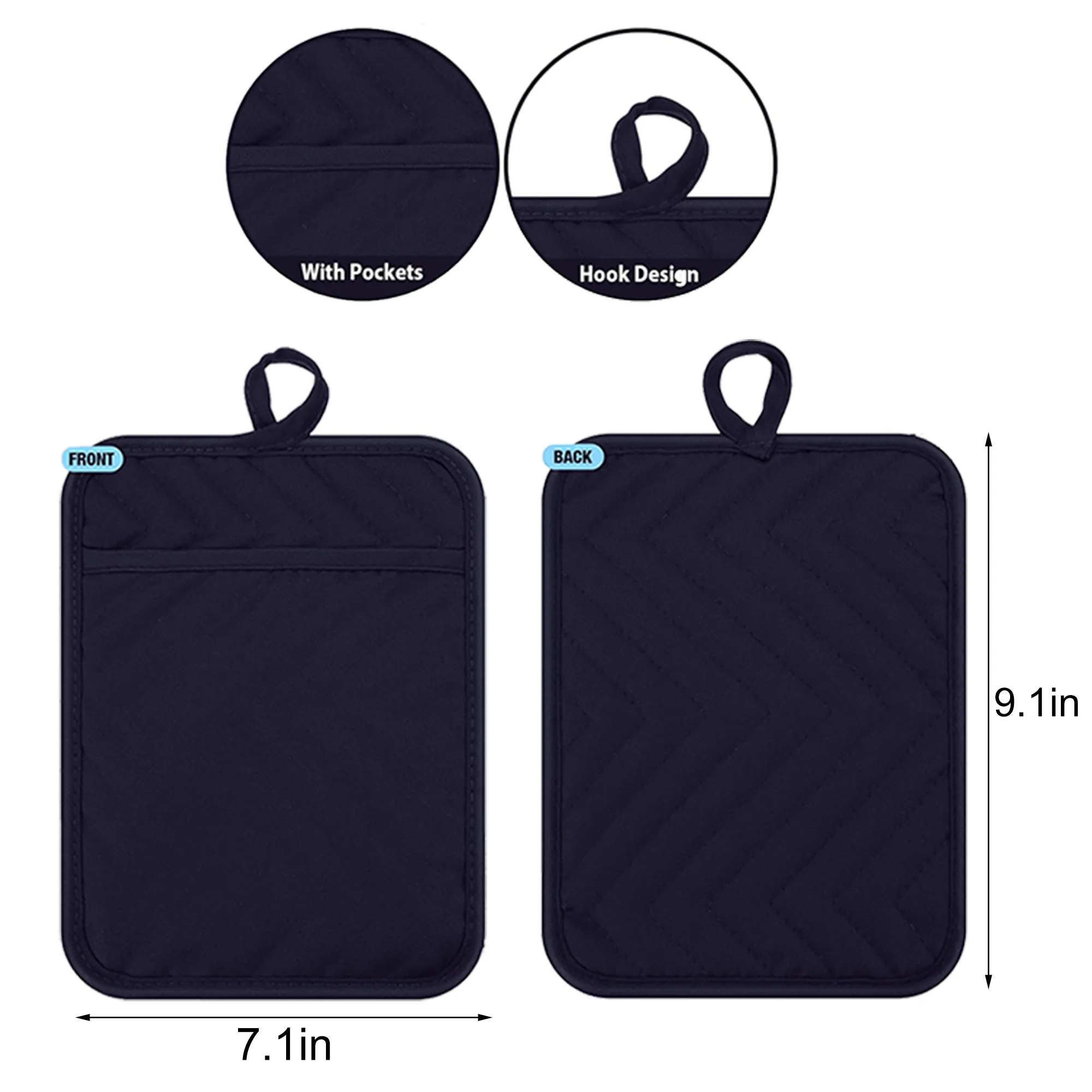 Custom Pocket Heat-Resistant Pot Holder 4