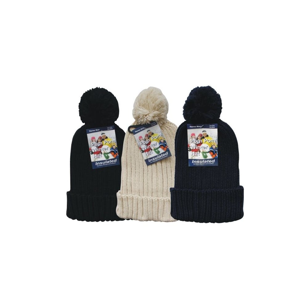 Women's Pom Hats Assorted 2