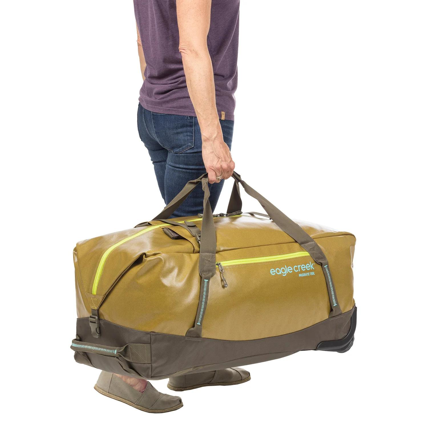 Eagle Creek® Recycled Migrate 110L Wheeled Duffel Bag 5