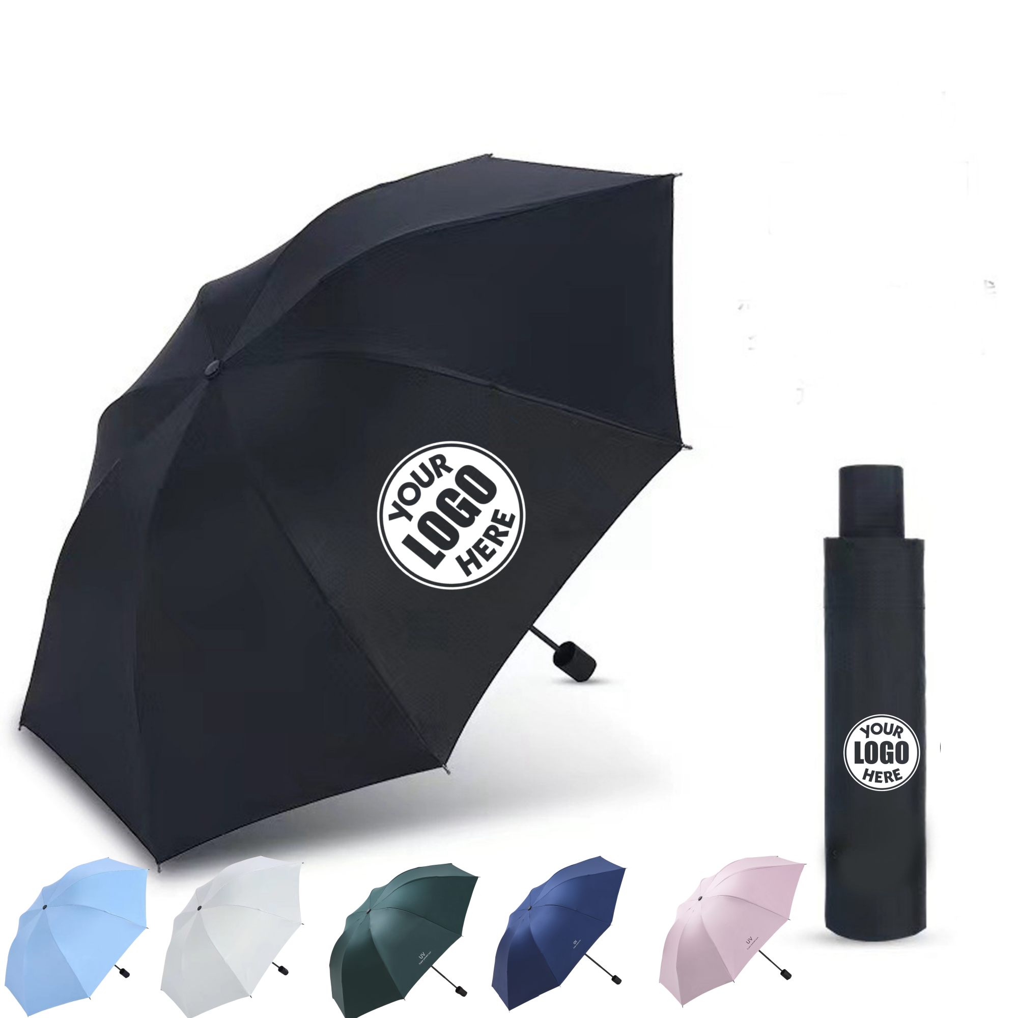 Foldable Umbrella For Both Cloudy/ Sunny 8
