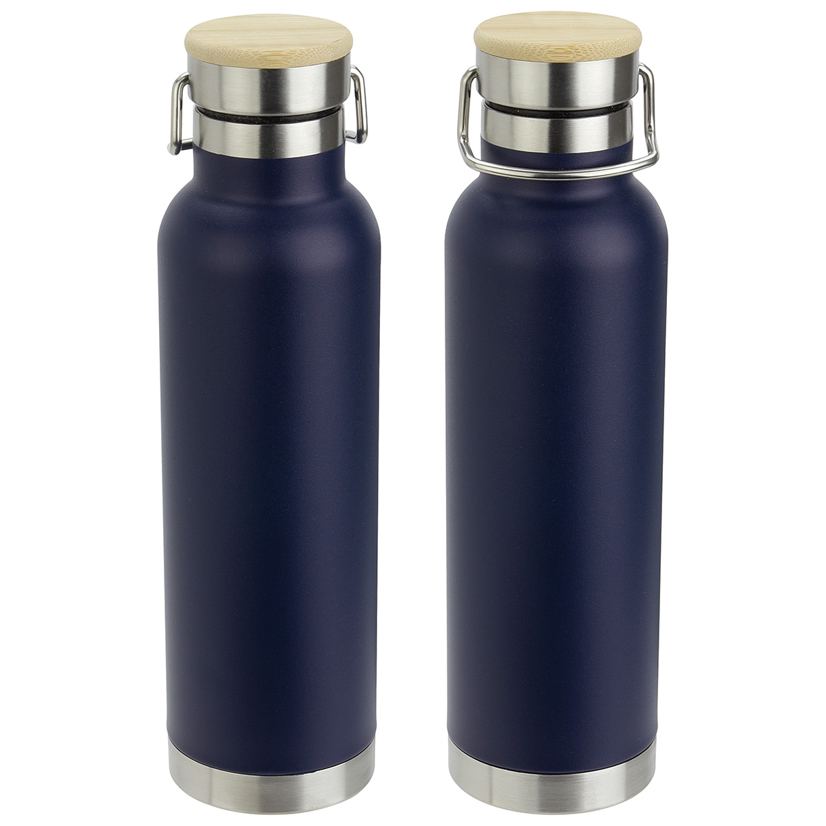 Cusano 22 oz Vacuum Insulated Stainless Steel Bottle with Bamboo Cap, custom water bottle with logo imprint 41