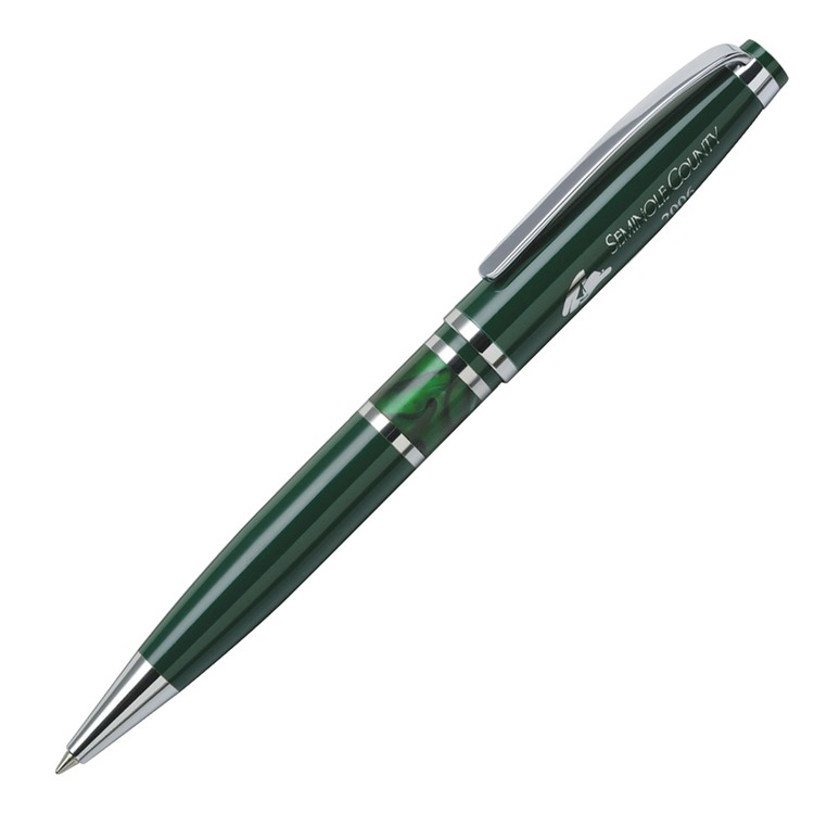 Stella III Twist Brass Ballpoint Pen 2