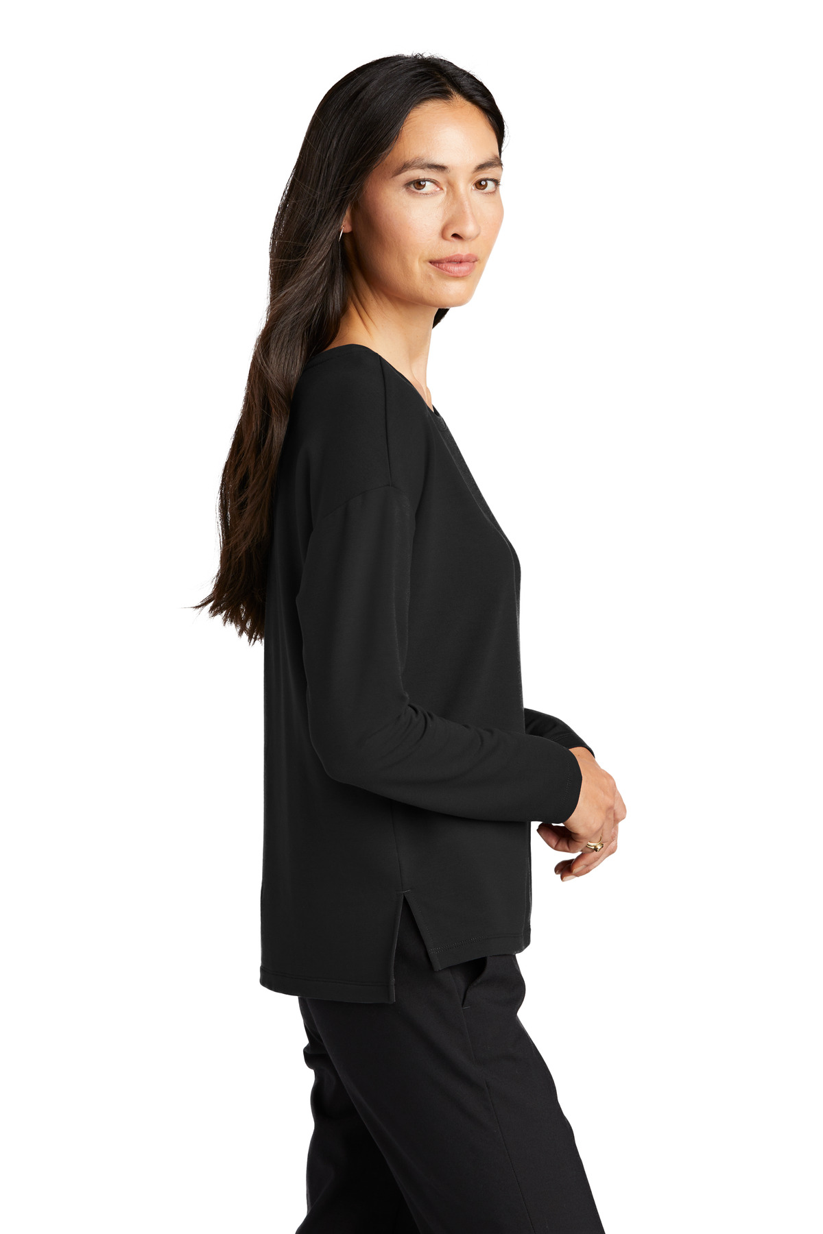 Mercer+Mettle Women's Stretch Drop Shoulder Pullover MM3013 20