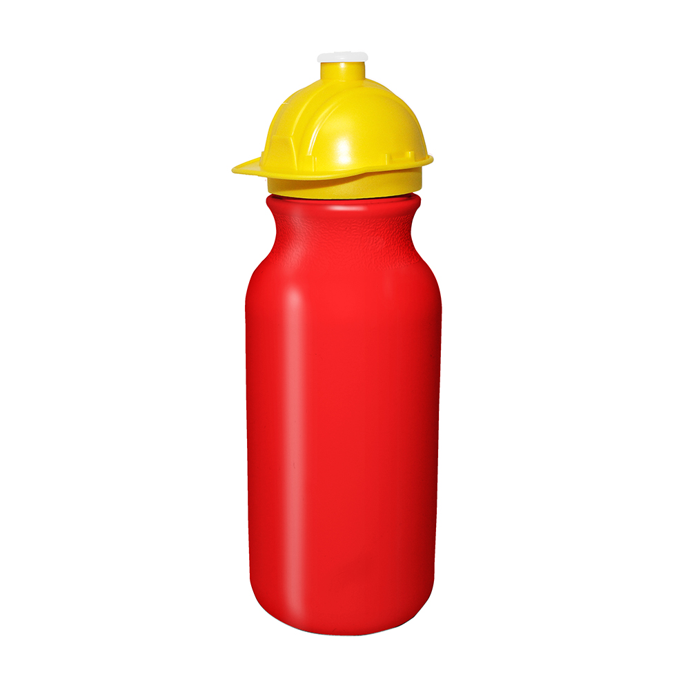 20 oz. Value Cycle Bottle w/ Safety Helmet Push 'n Pull Cap 16