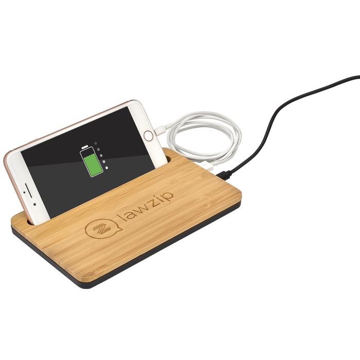 5W Bamboo Desktop Wireless Charger 15