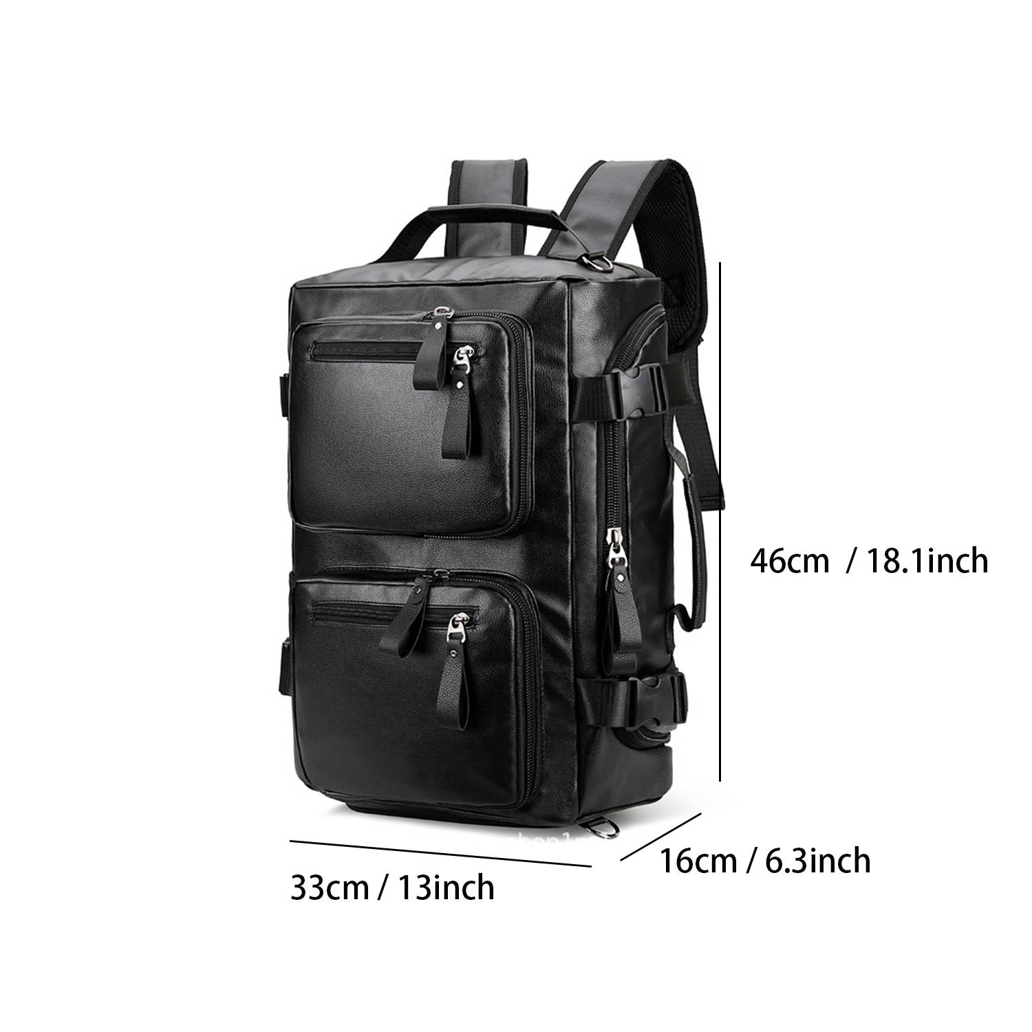 PU Leather Travel Backpack 2