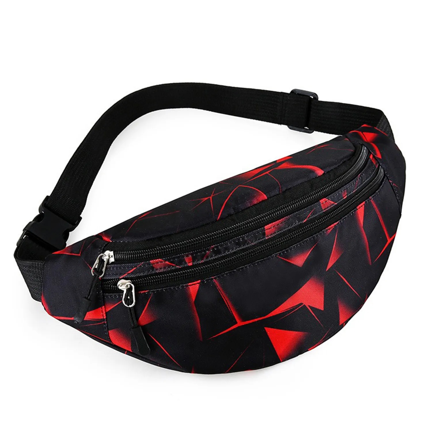 3 Zipper Waist Pack w/ Full Wrap Sublimation Fanny Bag 11