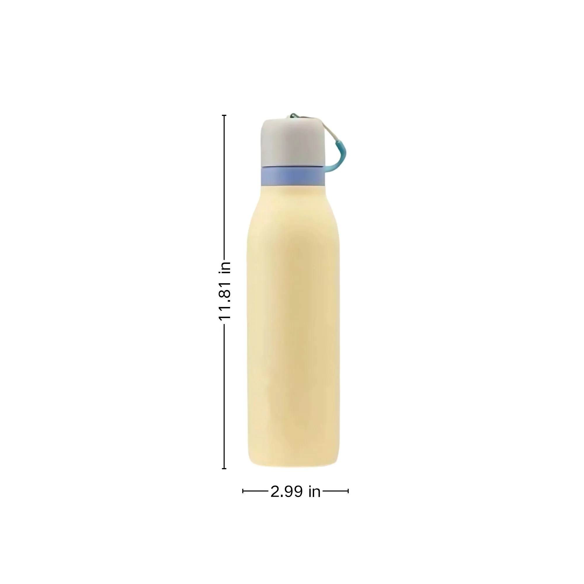 24oz Double Drink Spout Thermos Mug With Straw 5