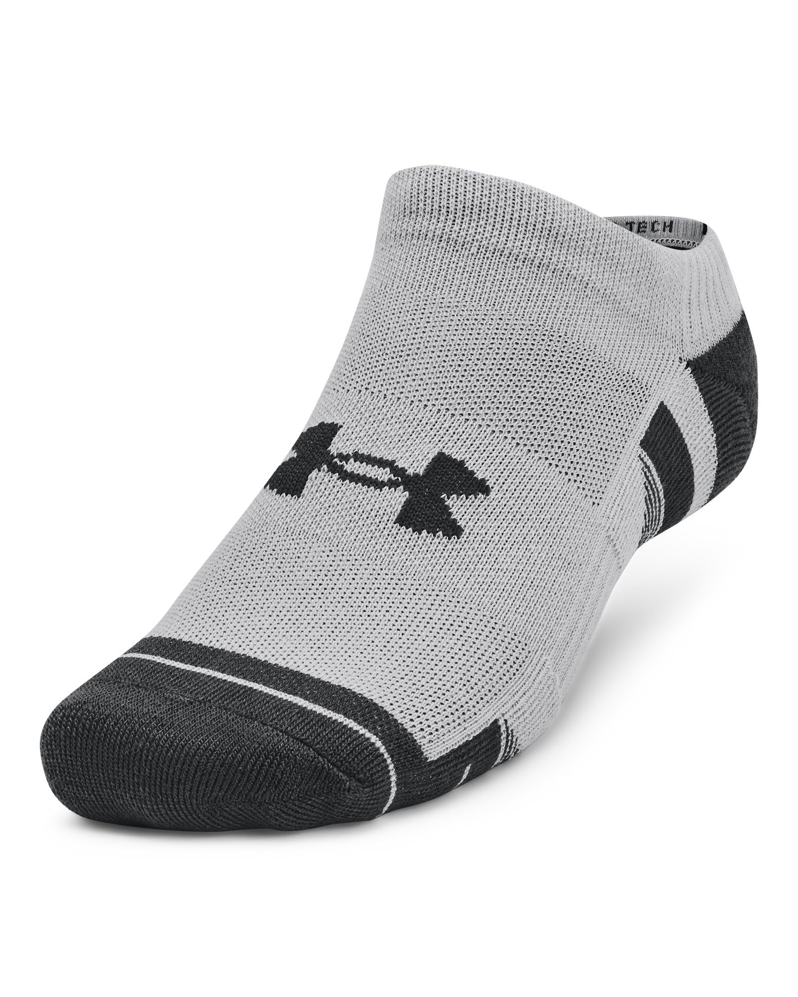 UA Performance Tech Unisex 3-Pack No Show Socks 4
