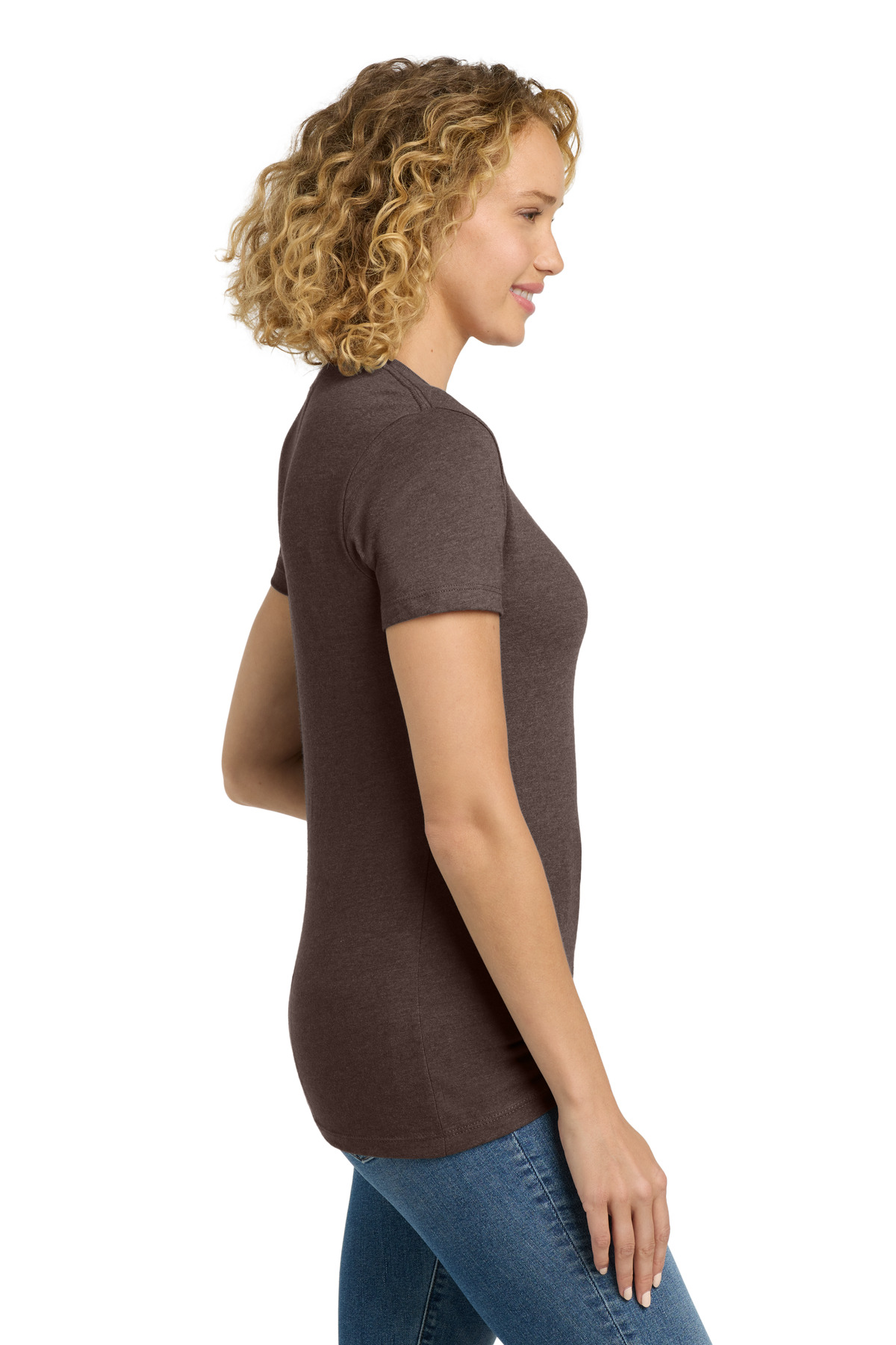 Next Level Apparel Women's CVC Tee. NL6610 174