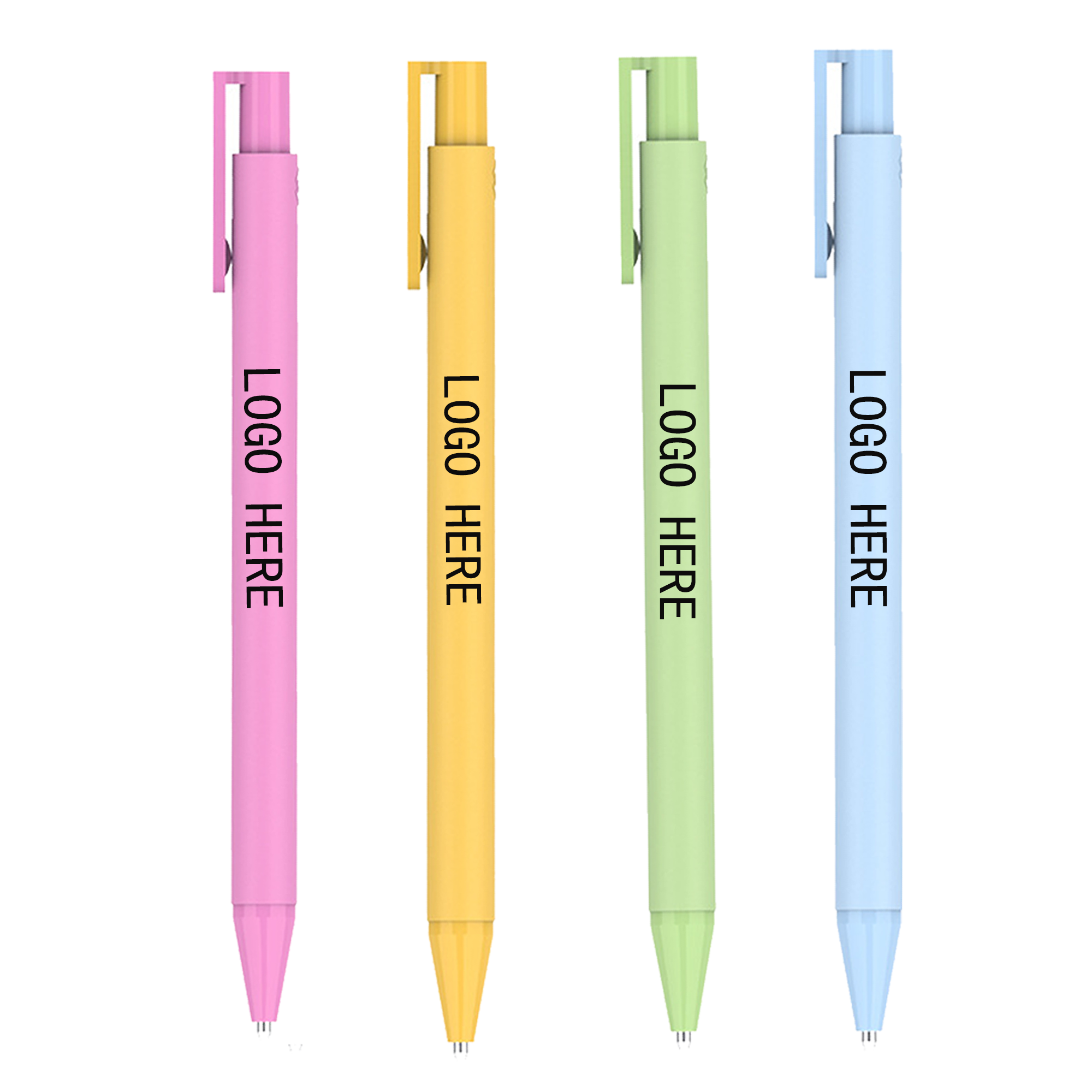Customized Promotional Plastic Retractable Gel Ink Pen 4