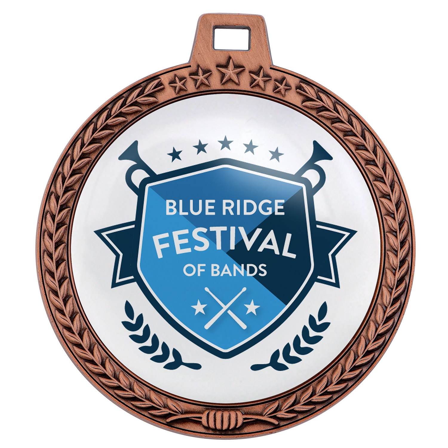 3" Speed Medal Wreath Border (2-Sided) 9