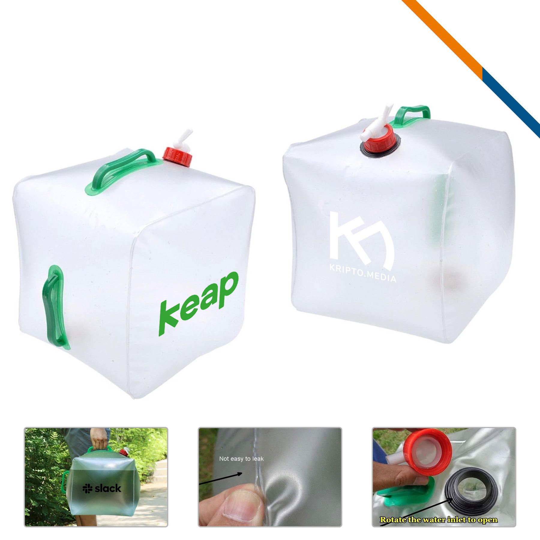 Arless Collapsible Water Container 4