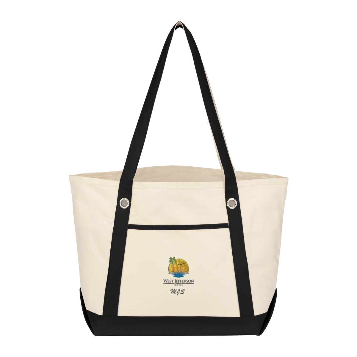 Medium Cotton Canvas Sailing Tote Bag 39