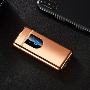 Sleek Round Angle Rectangle Electric Arc Lighter USB Charging 7
