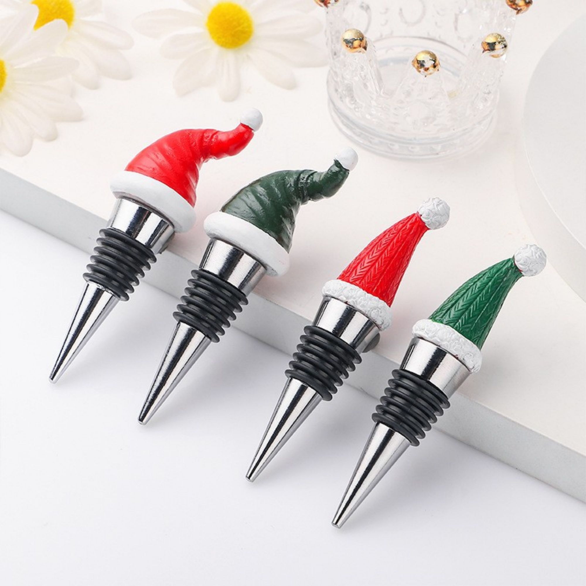 Festive Christmas Wine Stopper 2