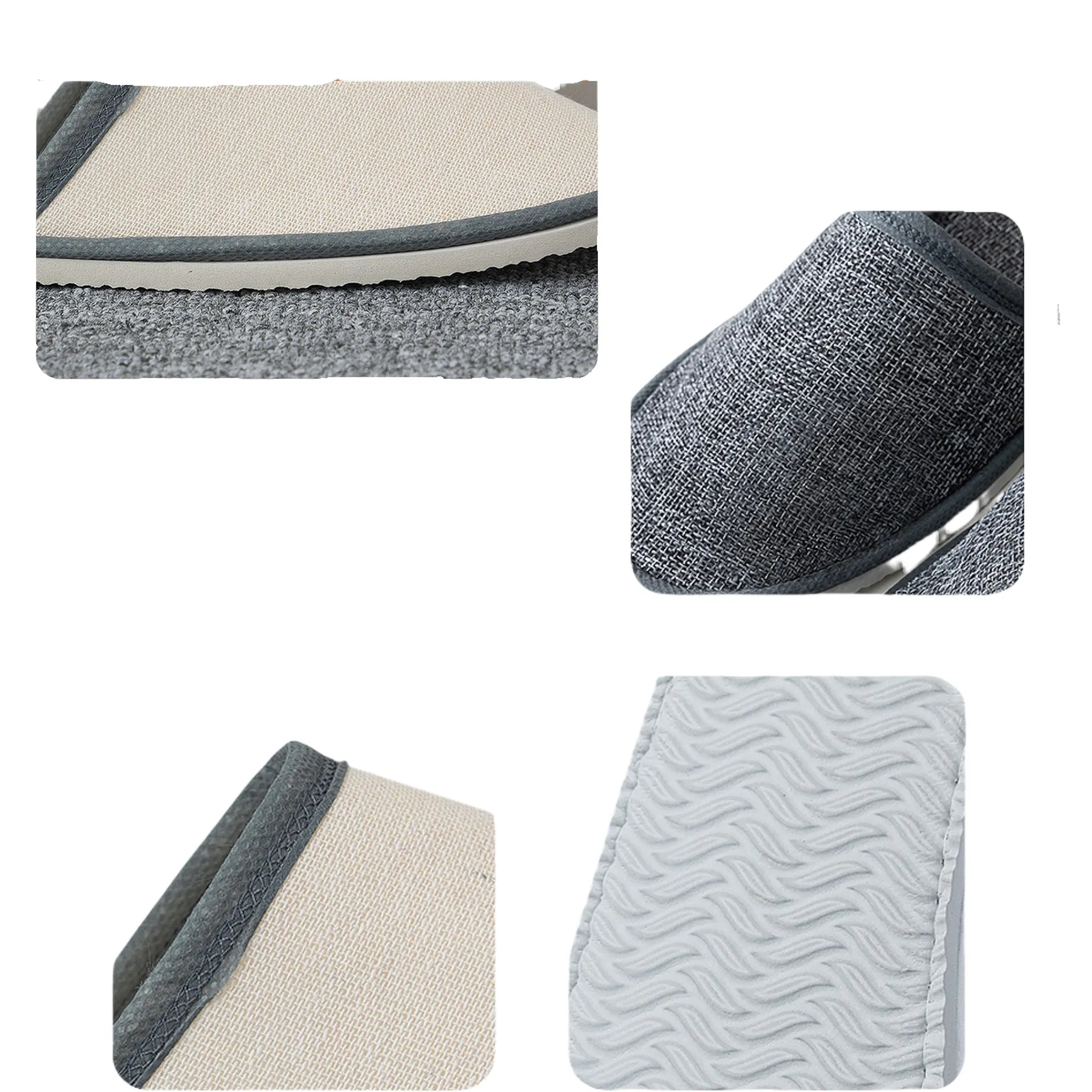 Linen Slip-resistant Single-use Slippers 3