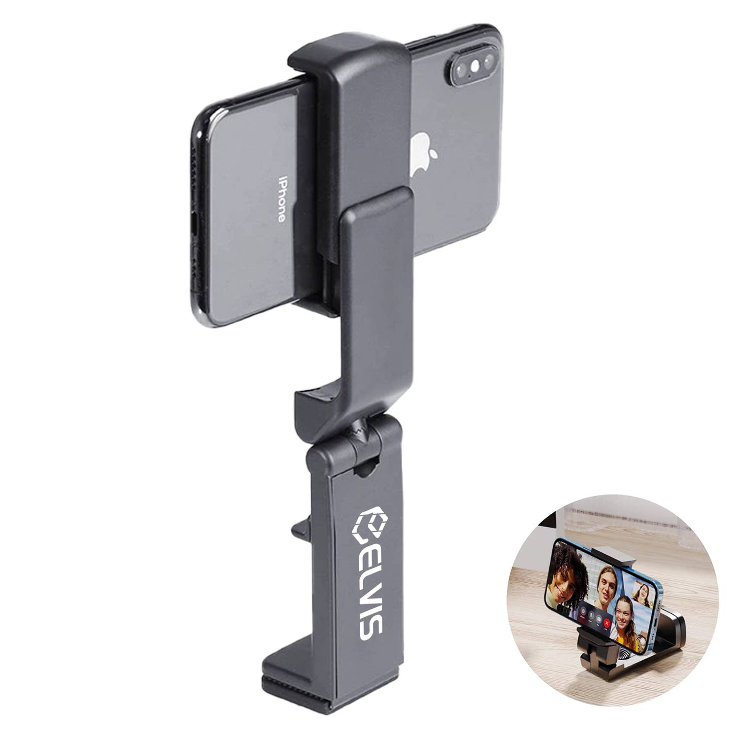 Airplane Flight Phone Holder Foldable Adjustable 360 Degree 6