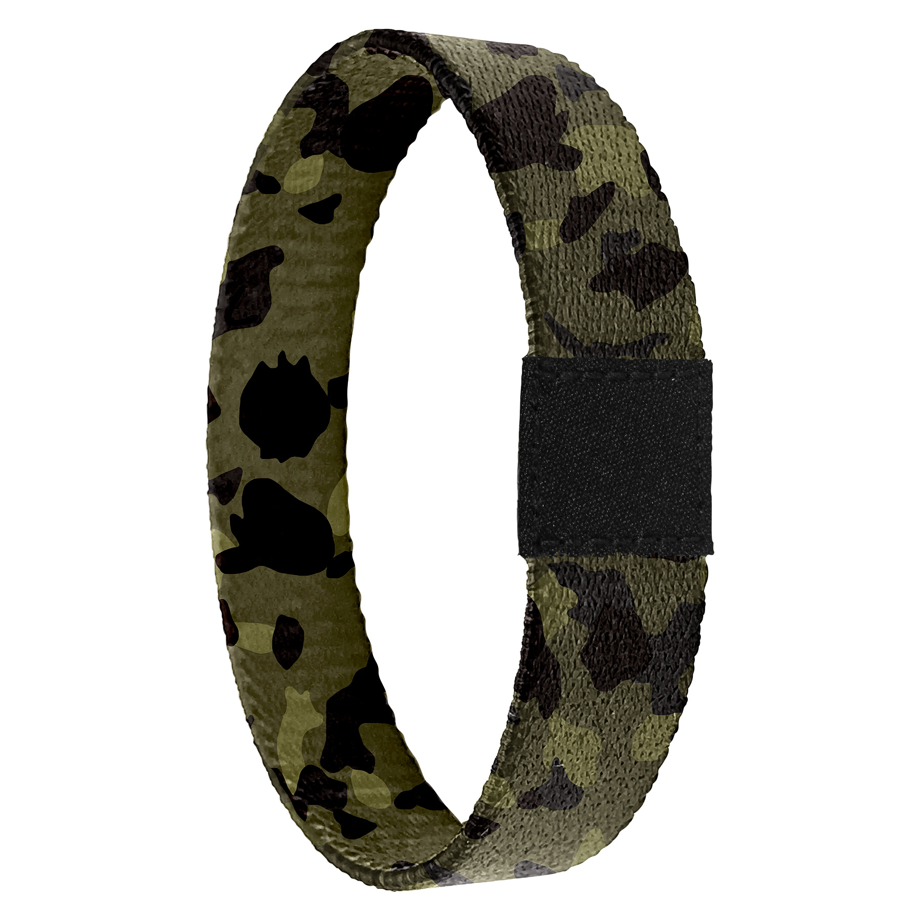 Completely Custom 5/8'' Sublimation Elastic Polyester Wristband With Woven Label 8