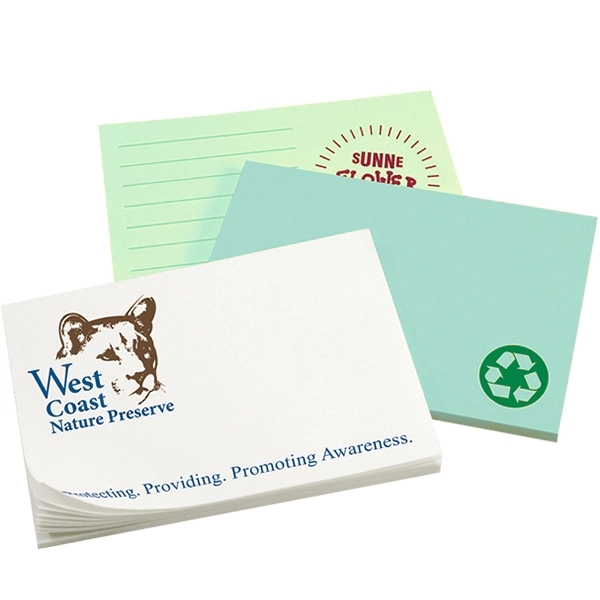 Full Color 3" x 4" Sticky Note, 25 sheets 3