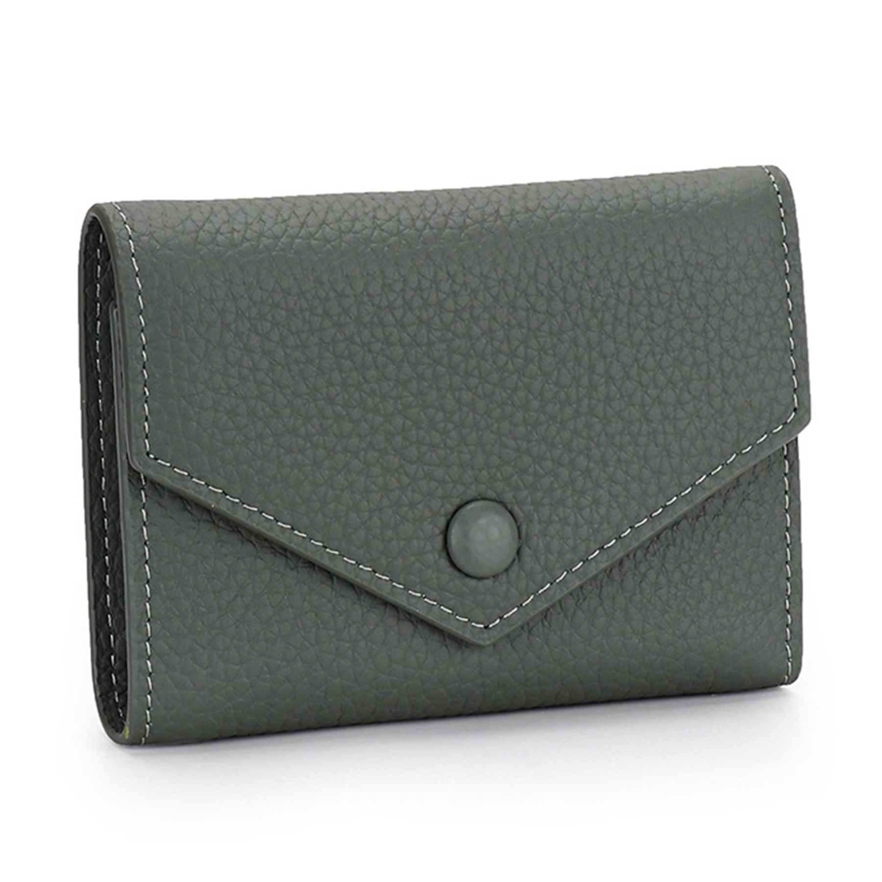 Genuine Leather Simple folding envelope coin purse 4