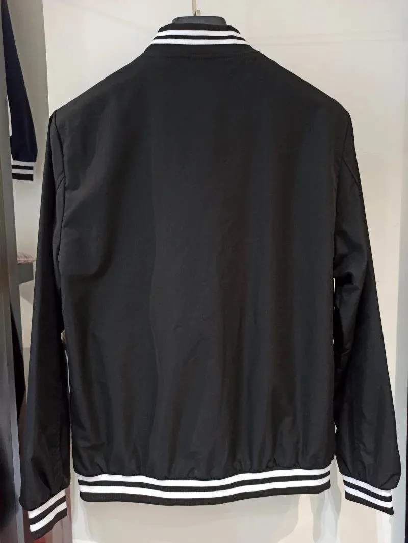 Men's Custom Logo Polyester Bomber Jacket Wholesale 4