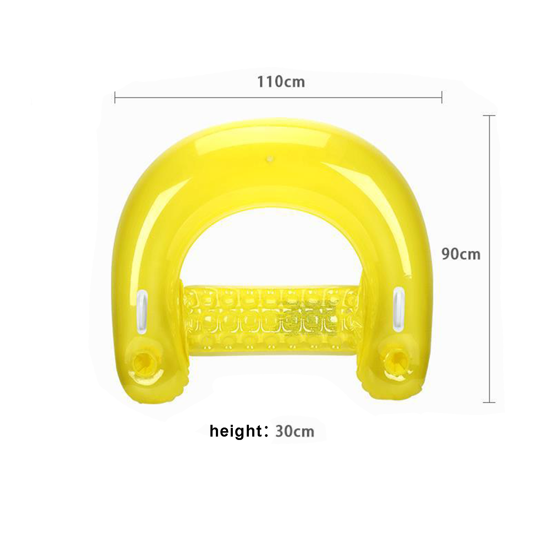 Inflatable Chair Floats Floating Loungers with Cup Holders 4
