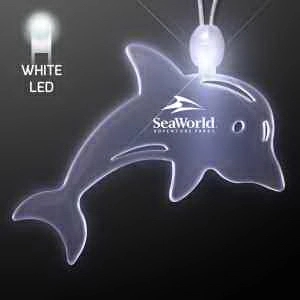 Acrylic Dolphin Shape Necklace with LED 7
