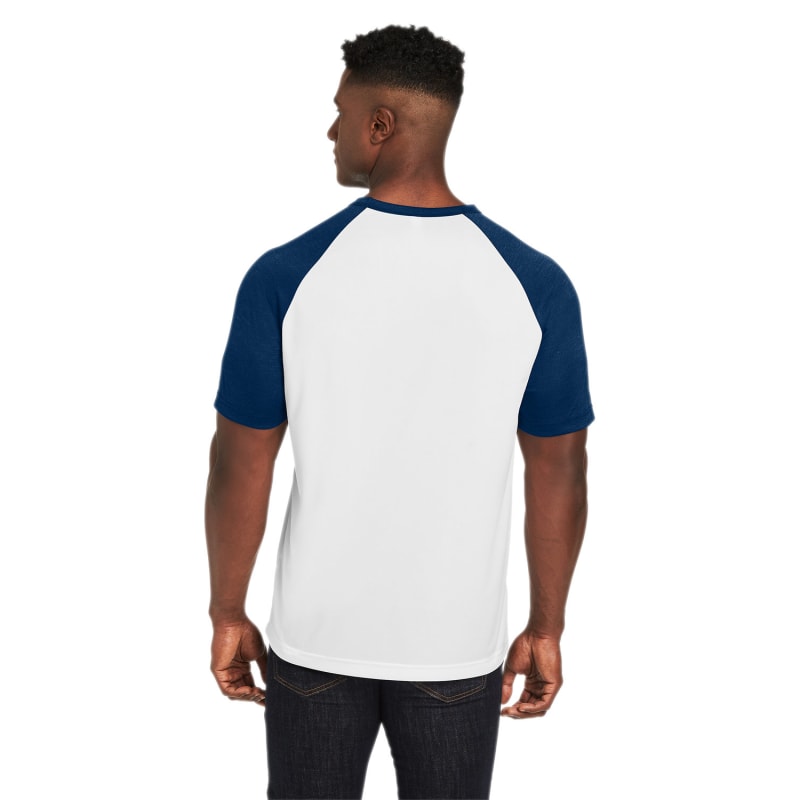 Team 365 Unisex Zone Colorblock Raglan T-Shirt 13