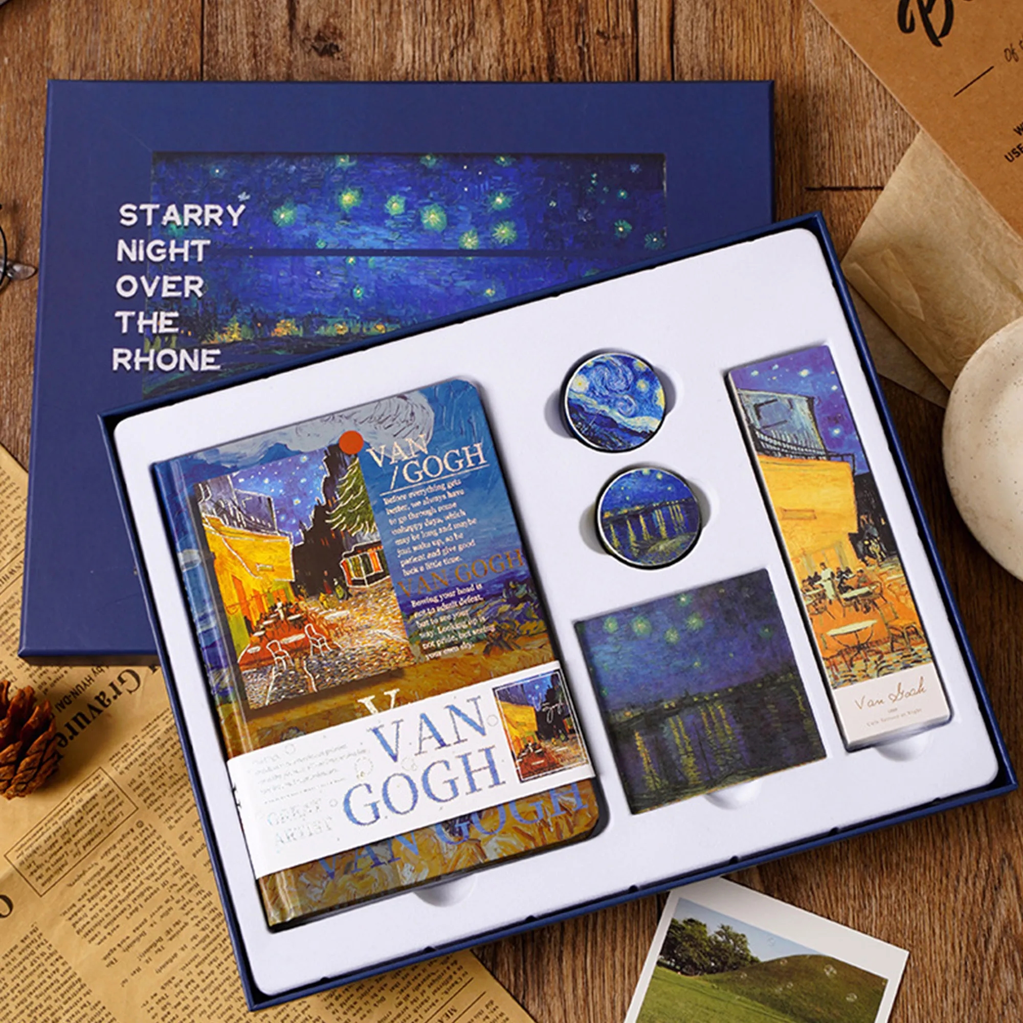 Creative Artistic Oil Painting Journal Gift Box for Students 2