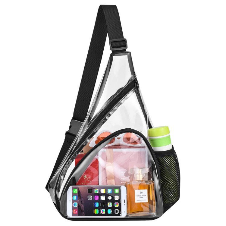 Transparent Shoulder Crossbody Backpack Chest Casual Daypack 2