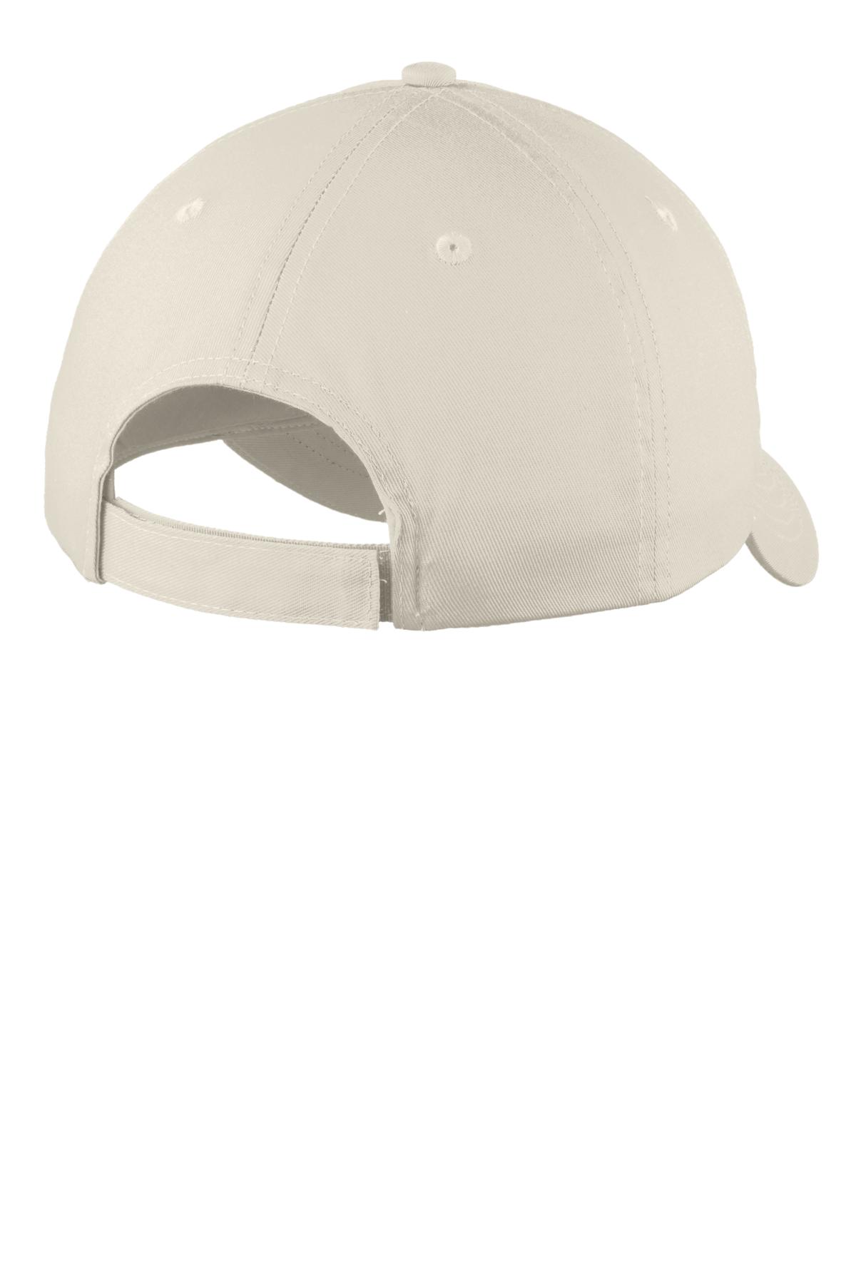 Port Authority Six-Panel Unstructured Twill Cap. C914 32