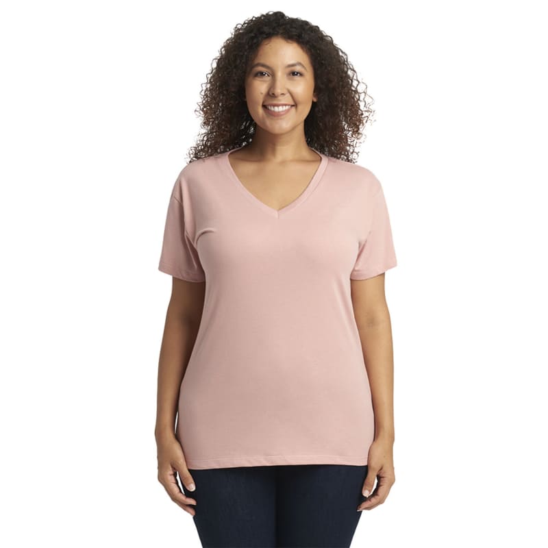 Next Level Ladies Relaxed V-Neck T-Shirt 5
