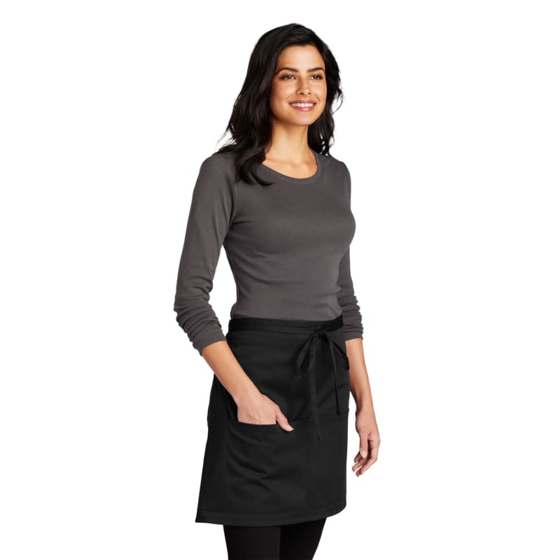 Port Authority Easy Care Half Bistro Apron With Stain Release. 3