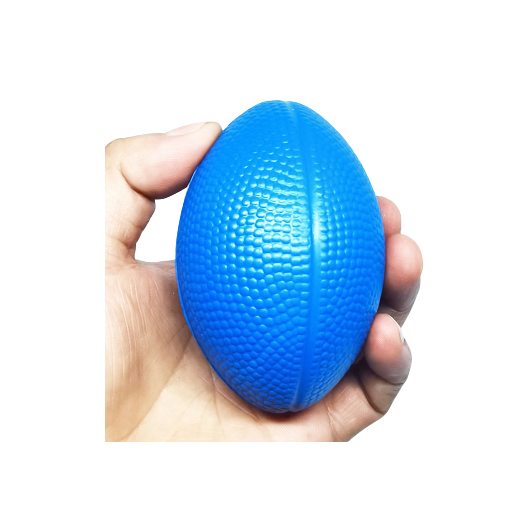 Small Football Shape Stress Ball 3.44" x 2.28" 2