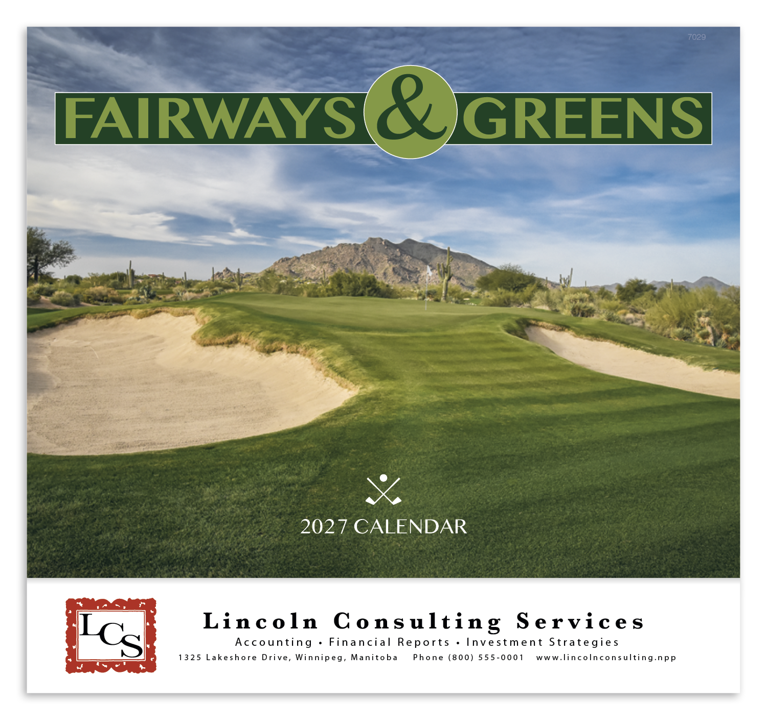 Good Value™ Fairways & Greens - Stapled Calendar 56