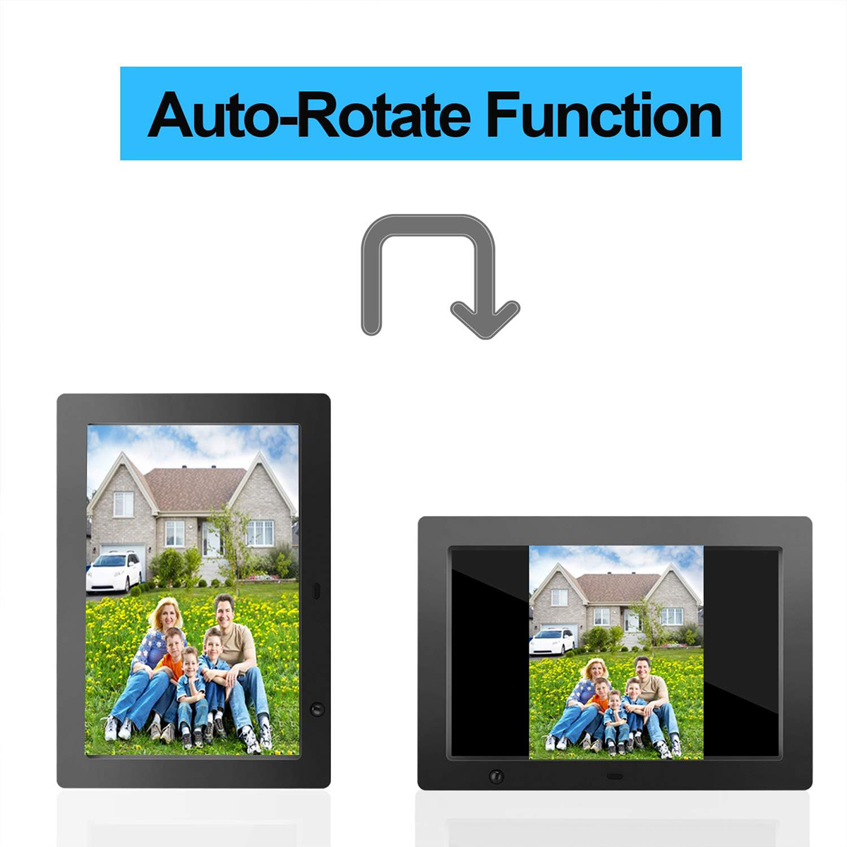 Memoria 10.1" Digital Picture Frame – Slideshow, Video & Music Playback 7