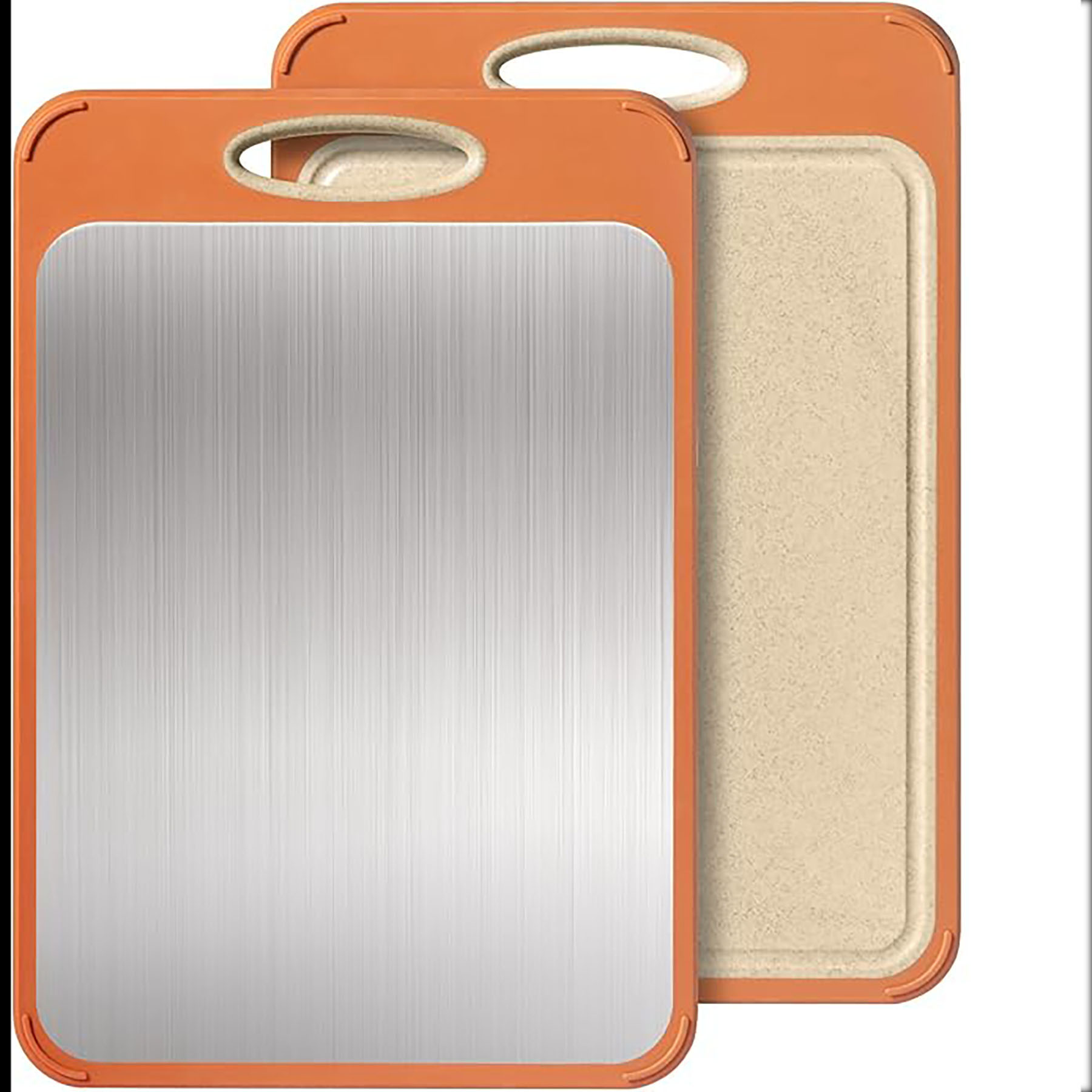 Double Sided Stainless Steel Cutting Board 6