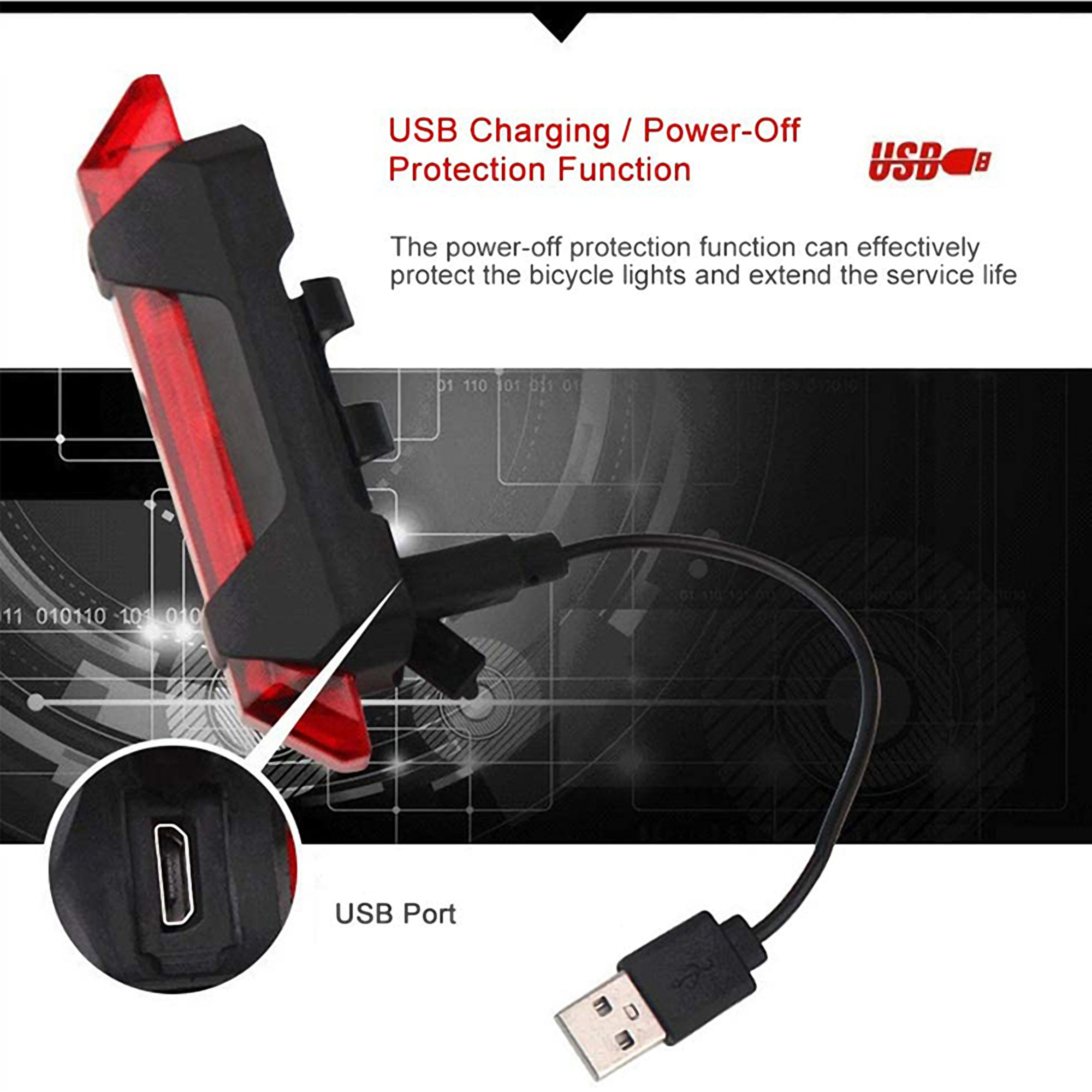 Waterproof Bike Tail Light 4