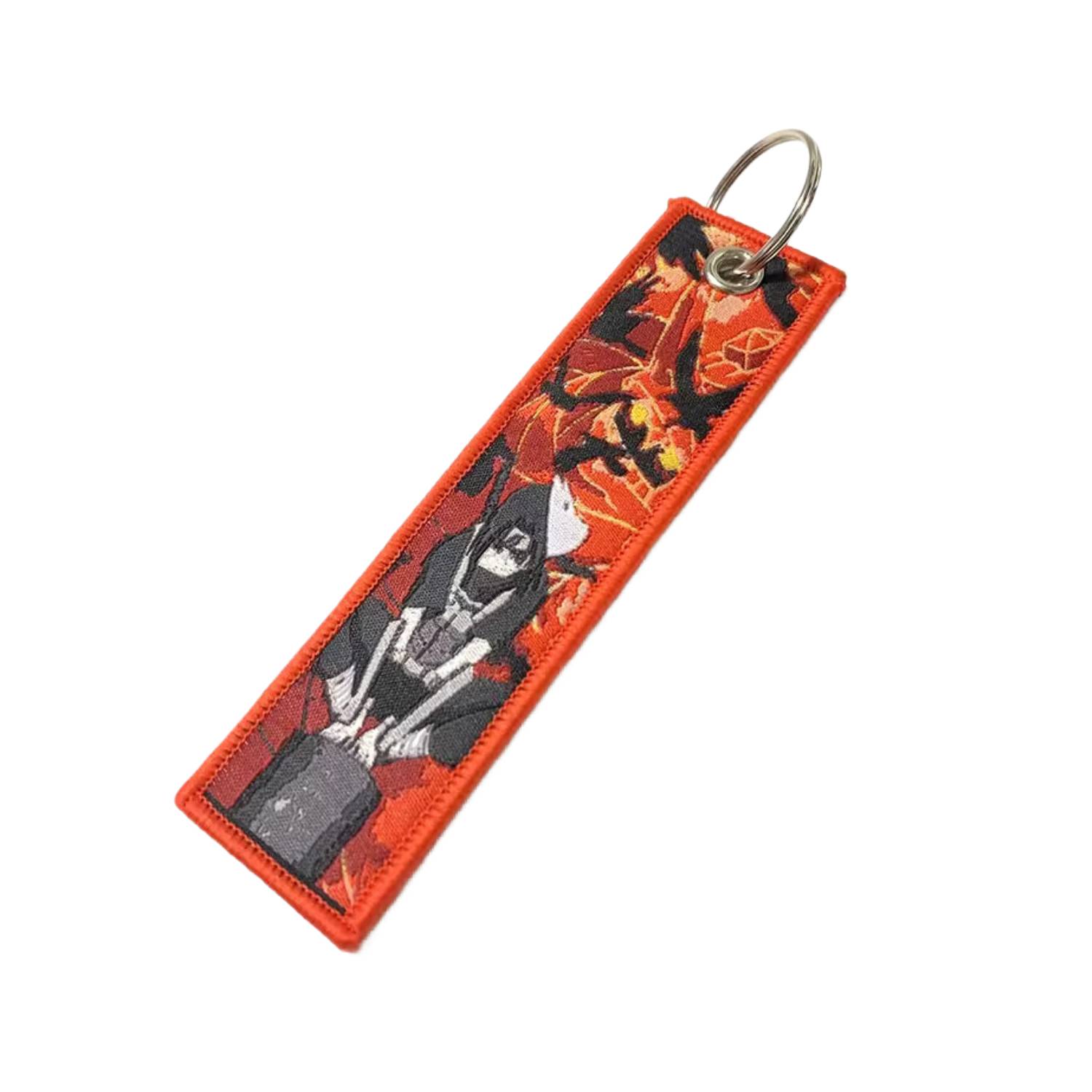 Woven Keychain with Metal Ring 4
