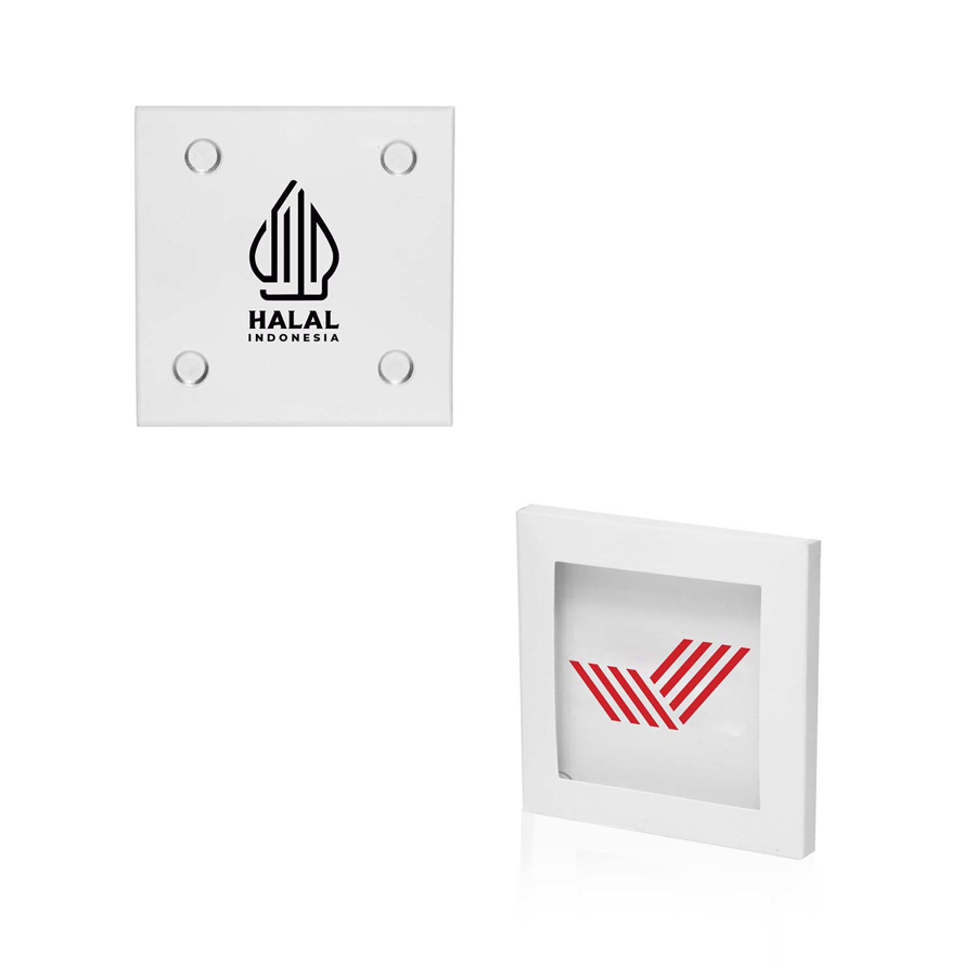 Square Luxe Glass Coasters 3