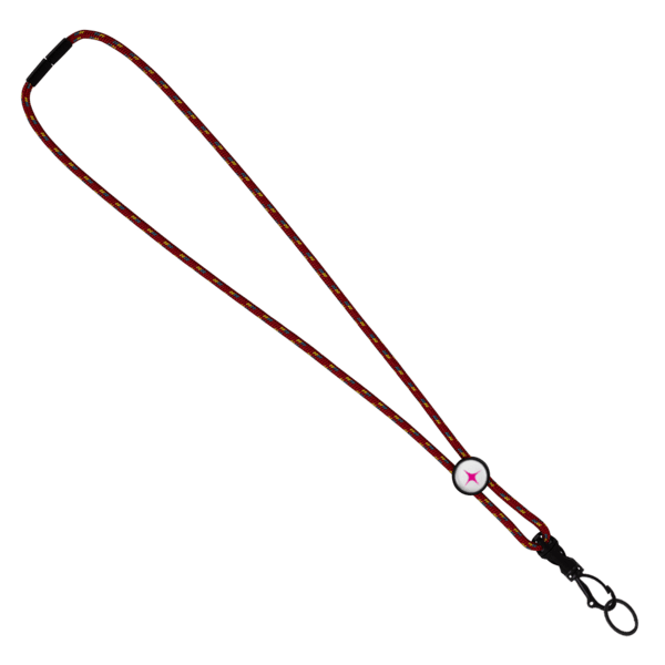 3/16" Nylon Cord Lanyard with Snap-Buckle Release, Standard O-Ring & Slider 75