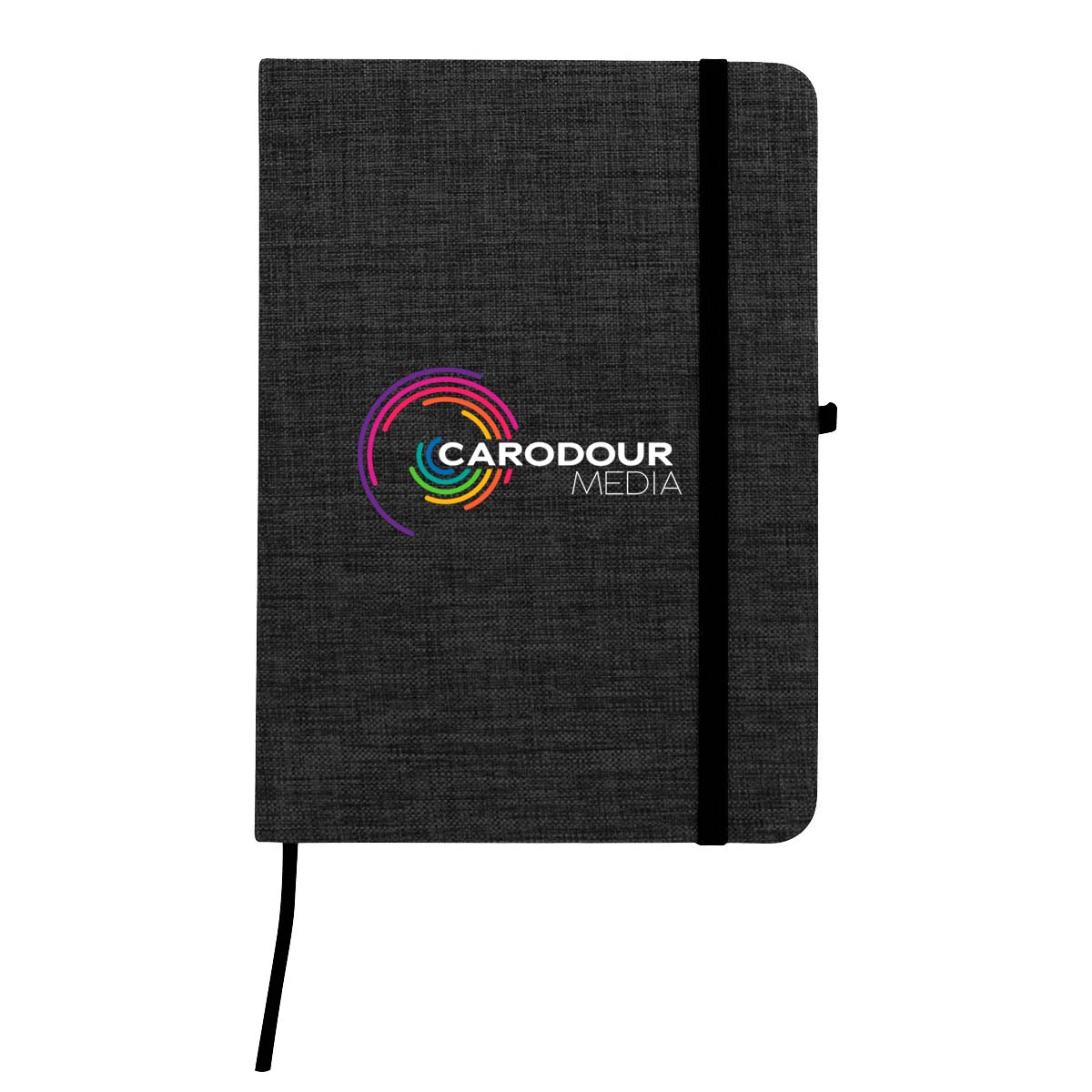 JORNIKOLOR RPET Heathered Journal with pen loop 19