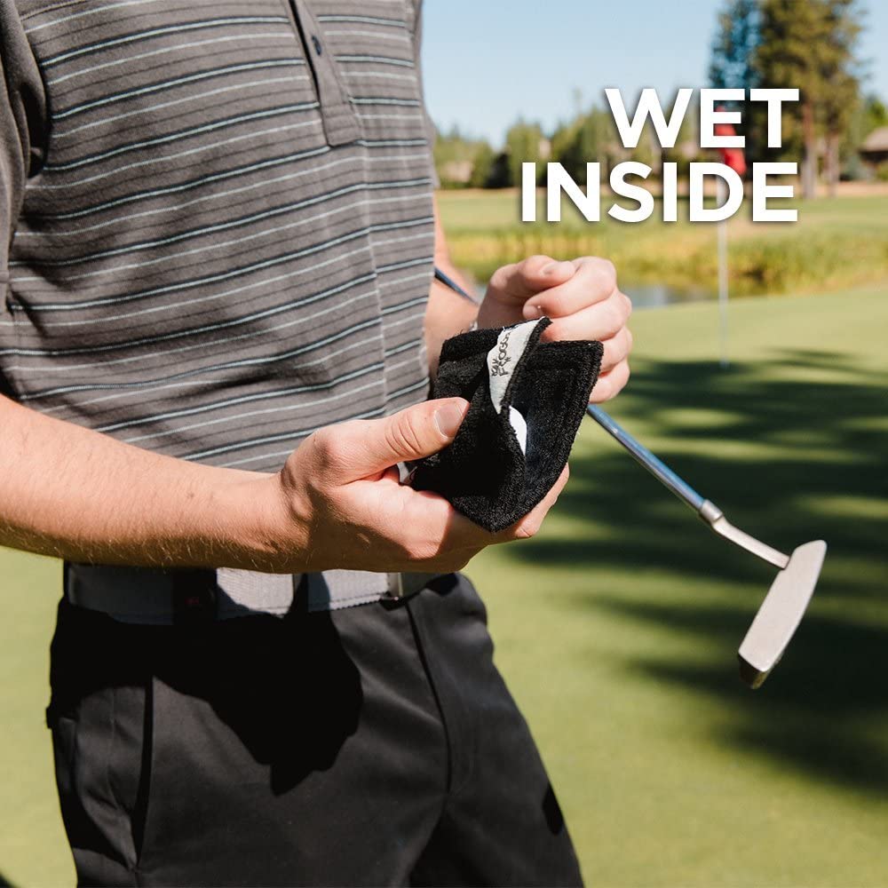 Golf Amphibian Wet/Dry Golf Ball Towel---4" x 4" 5