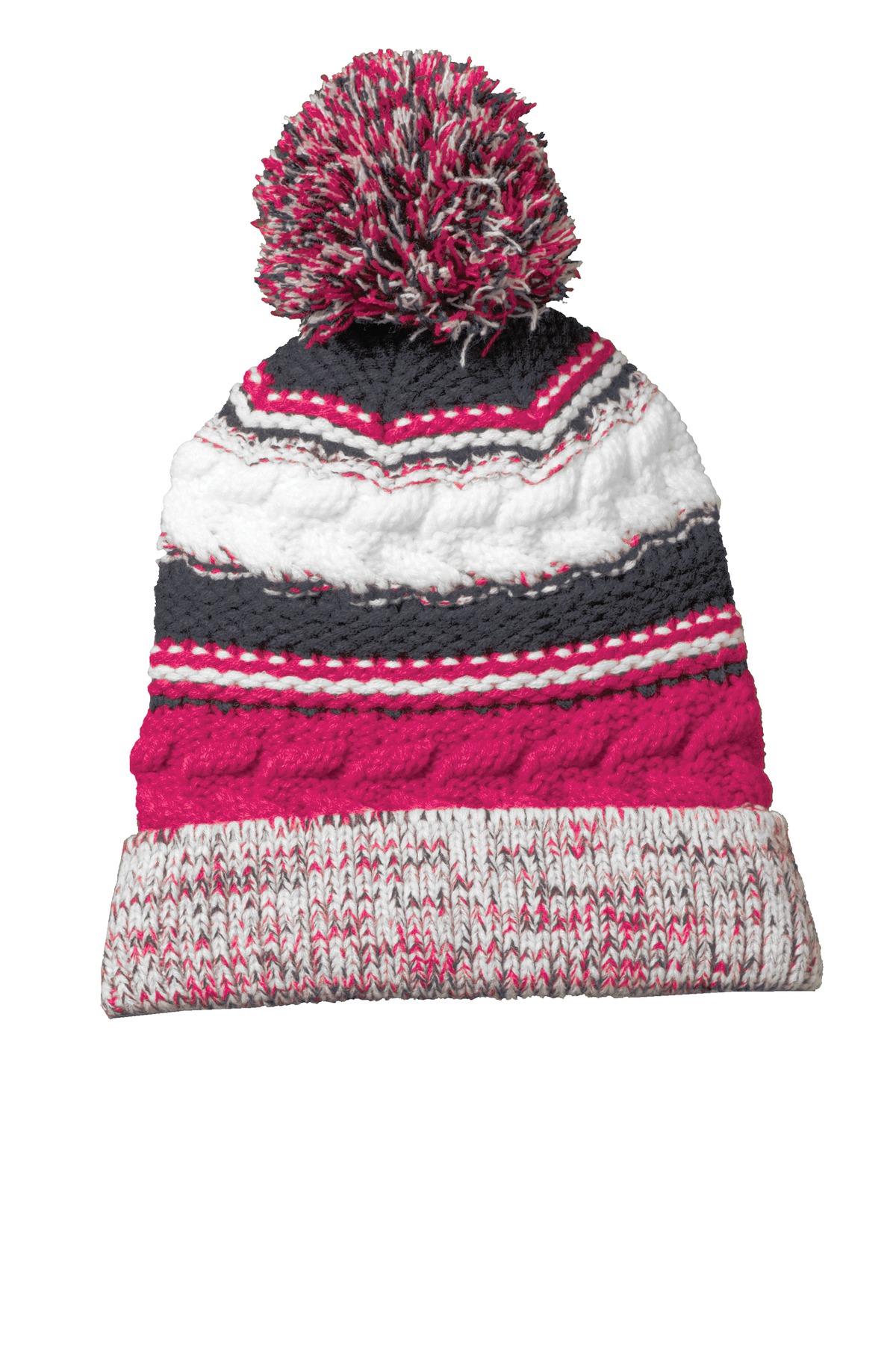 Sport-Tek Pom Pom Team Beanie. STC21 11