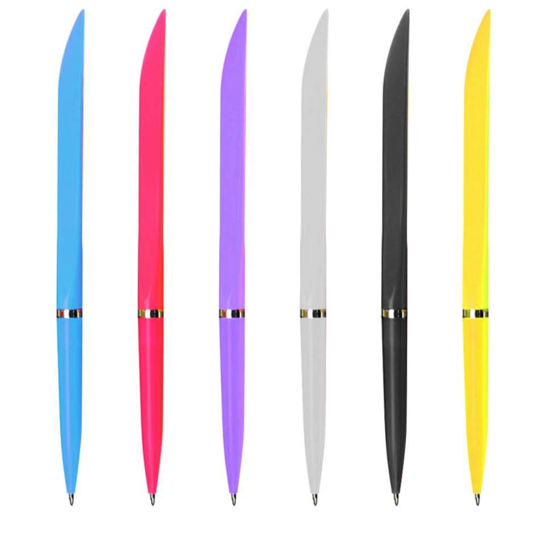 Multi Function Knife Shape Plastic Ball Pen 11