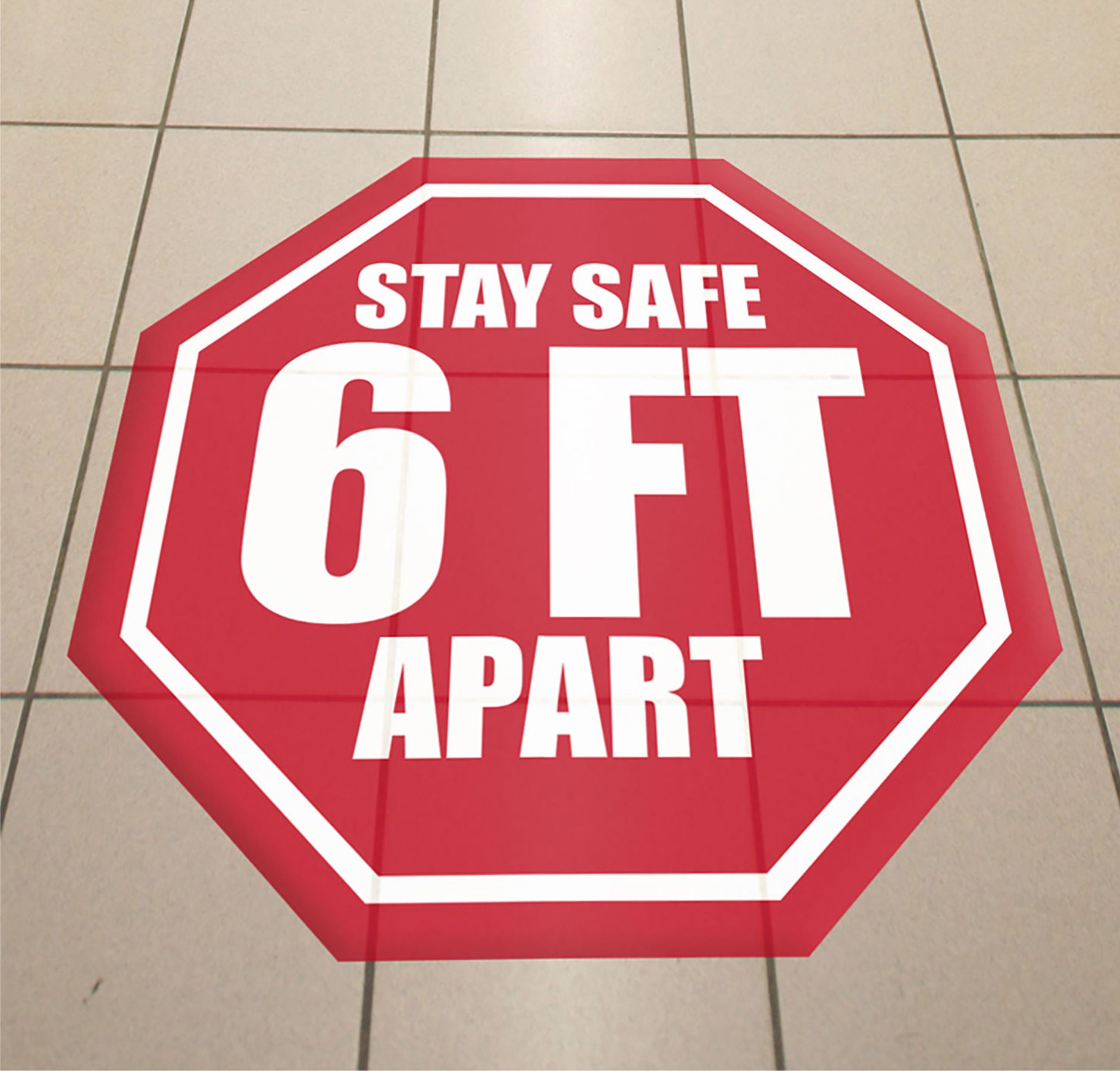 2+ - 3 Sq Ft Custom Floor Decal 1
