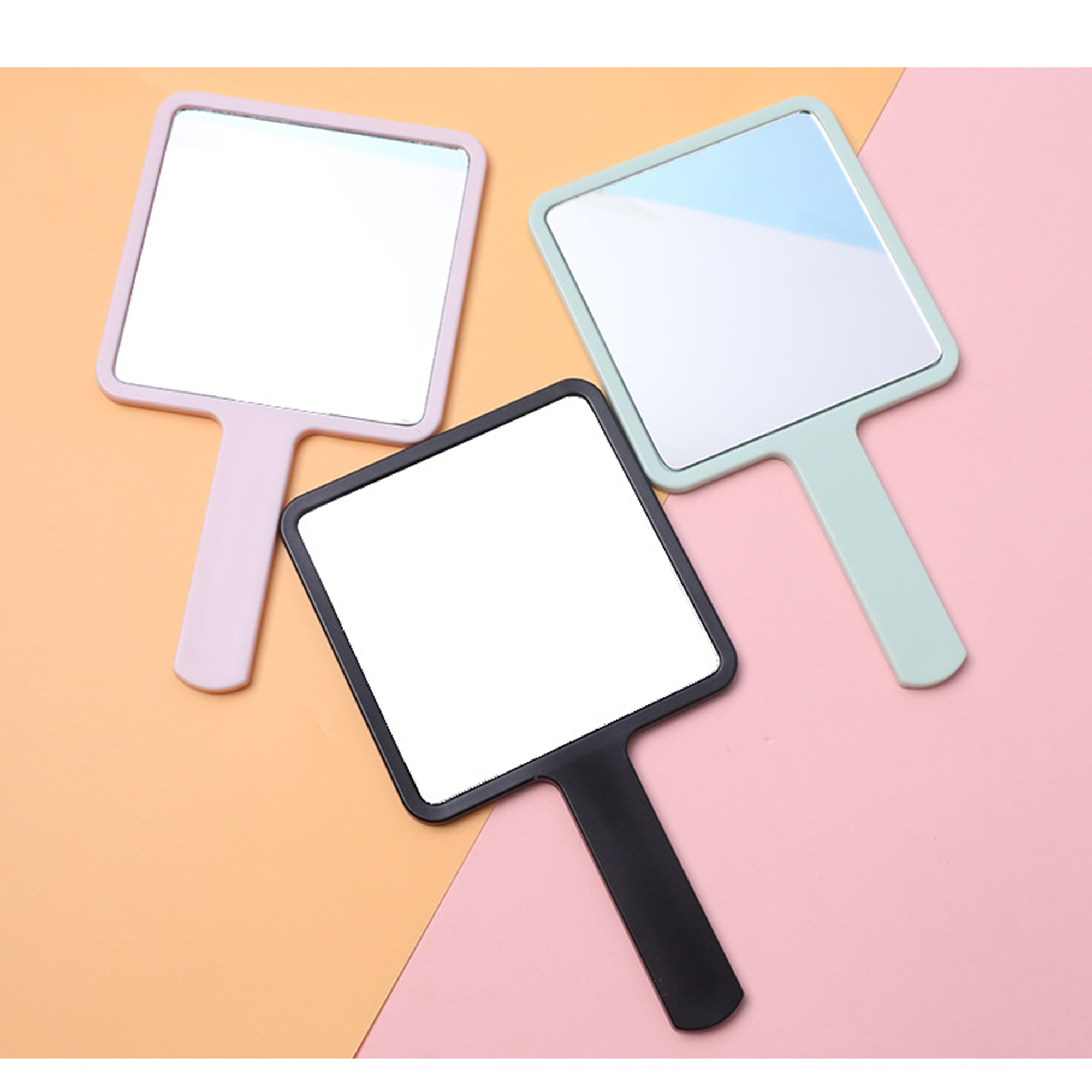 Handheld Square Makeup Mirror 4
