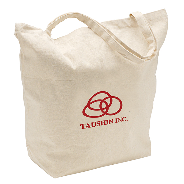 12 oz Cotton Canvas Tote Bag: 20" W x 17.5" H - Standard 1