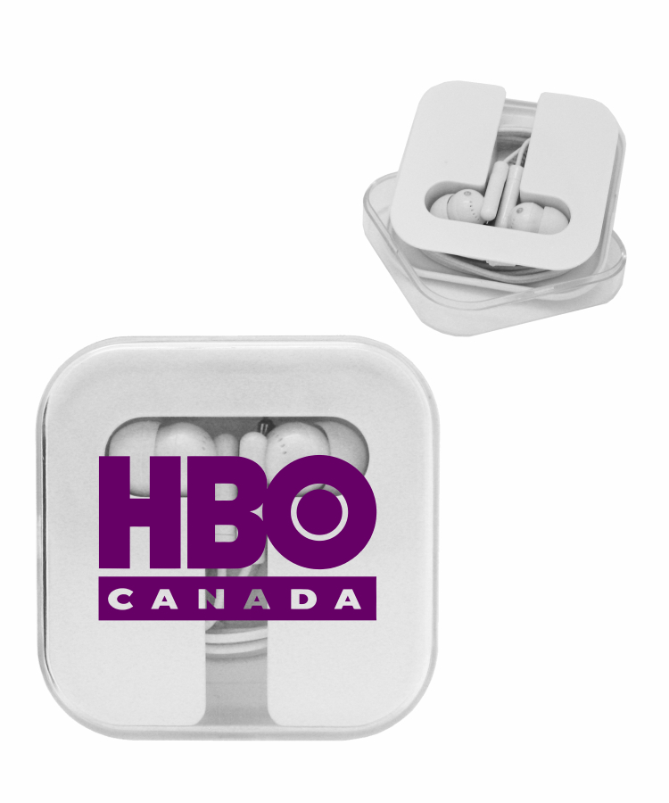 Stereo Earbuds in Hard Case